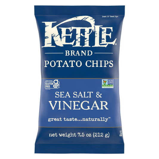 Kettle Brand Sea Salt And Vinegar Chips 7.5oz