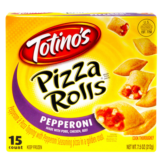 Totino's Frozen Pepperoni Pizza Rolls 15ct 7.5oz