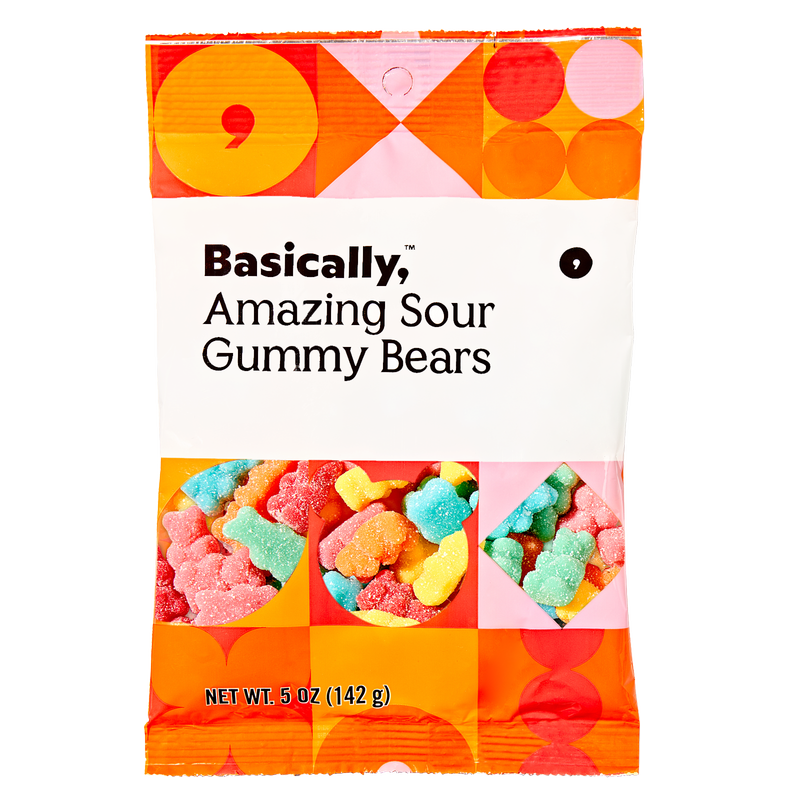 Basically, Sour Gummy Bears 5oz
