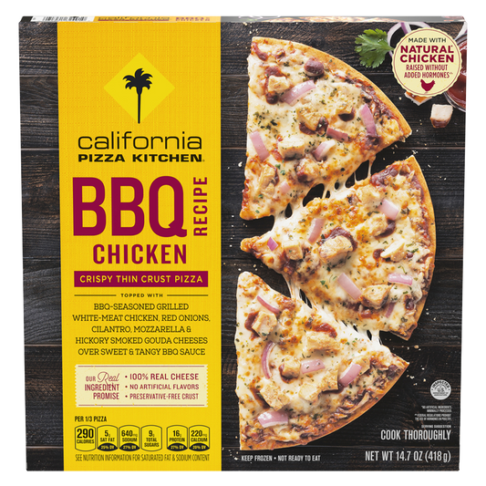 California Pizza Kitchen Frozen Thin Crust BBQ Recipe Chicken Pizza 11in 14.7oz