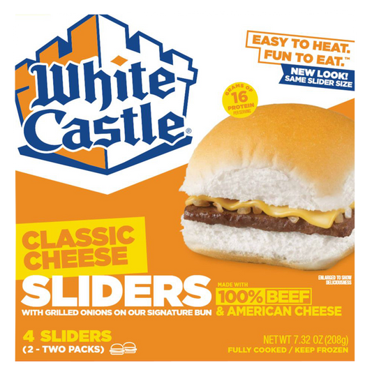 White Castle Frozen Classic Cheeseburger Sliders 4ct 7.3oz