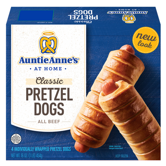 Auntie Anne's Frozen Classic All Beef Pretzel Dogs 4ct 16oz