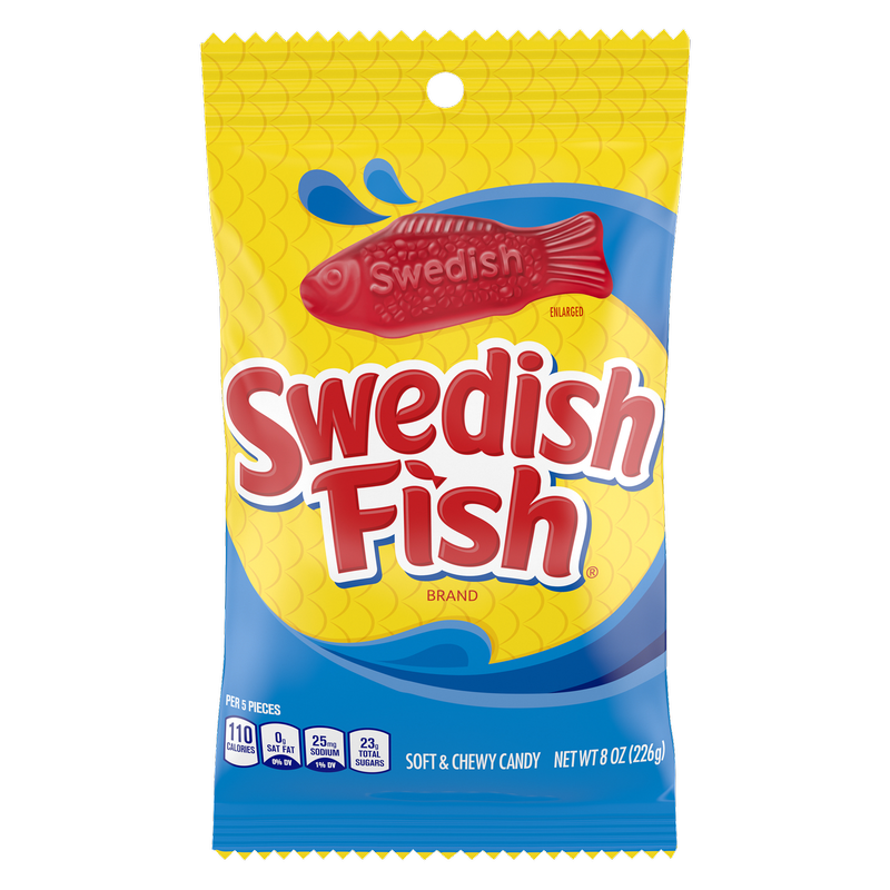 Swedish Fish Red Soft & Chewy Candy 8oz