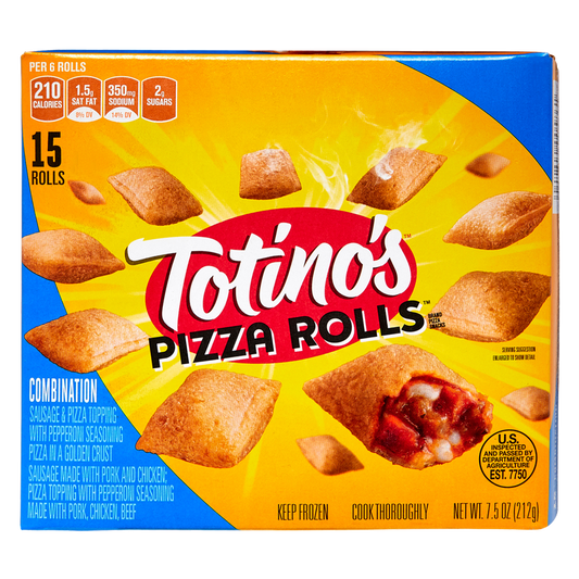 Totino's Frozen Combination Pizza Rolls 15ct 7.5oz