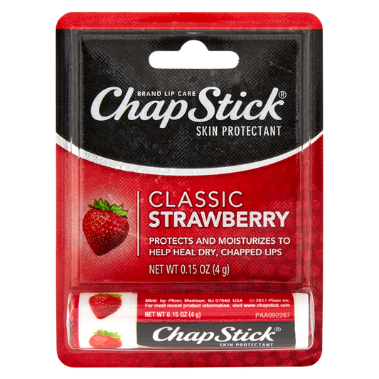 Chapstick Classic Strawberry Lip Balm 0.15oz