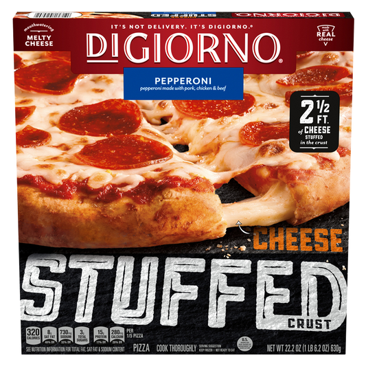 DiGiorno Frozen Cheese Stuffed Crust Pepperoni Pizza 12in 22.2oz