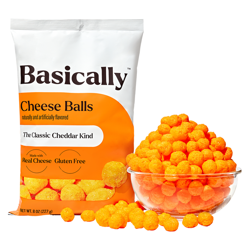 Basically Classic Cheddar Cheese Balls 8 oz