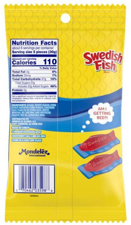 Swedish Fish Red Soft & Chewy Candy 8oz