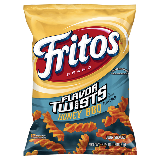 Fritos Flavor Twists Honey BBQ Corn Chips 9.25oz