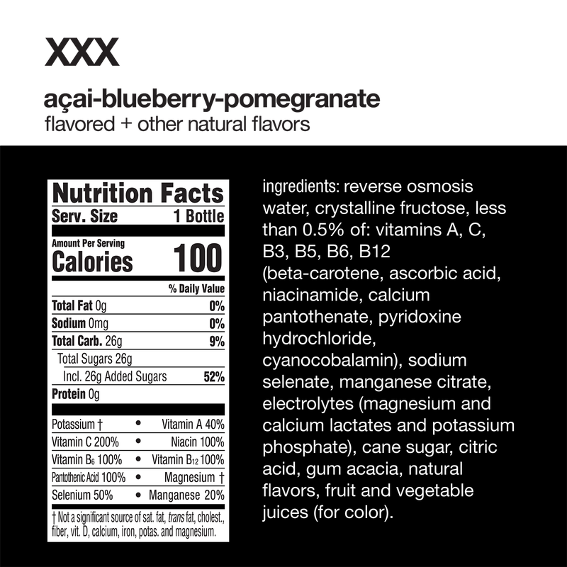 Vitamin Water XXX 20oz Btl