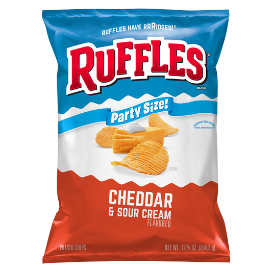 Ruffles Cheddar & Sour Cream Potato Chips 12.5oz