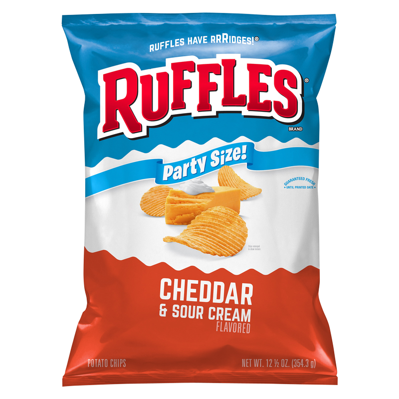 Ruffles Cheddar & Sour Cream Potato Chips 12.5oz