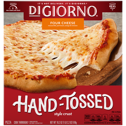 DiGiorno Frozen Hand Tossed Four Cheese Personal Pizza 6.5in 9.2oz