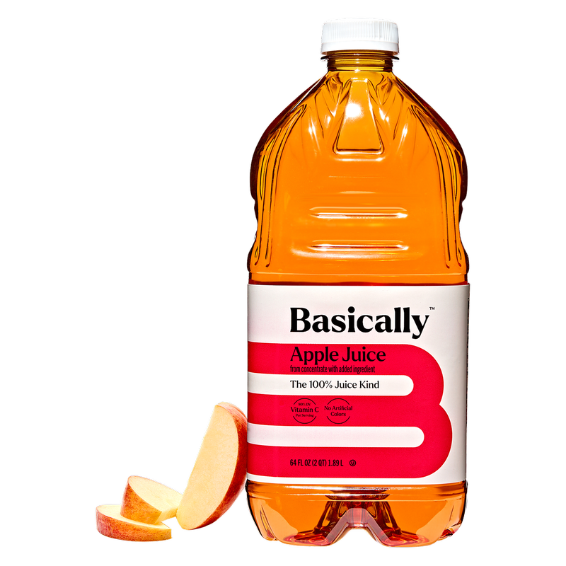 Basically 100% Apple Juice 64 oz.