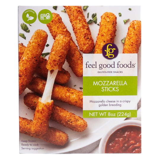 Feel Good Foods Gluten Free Mozzarella Sticks 8oz