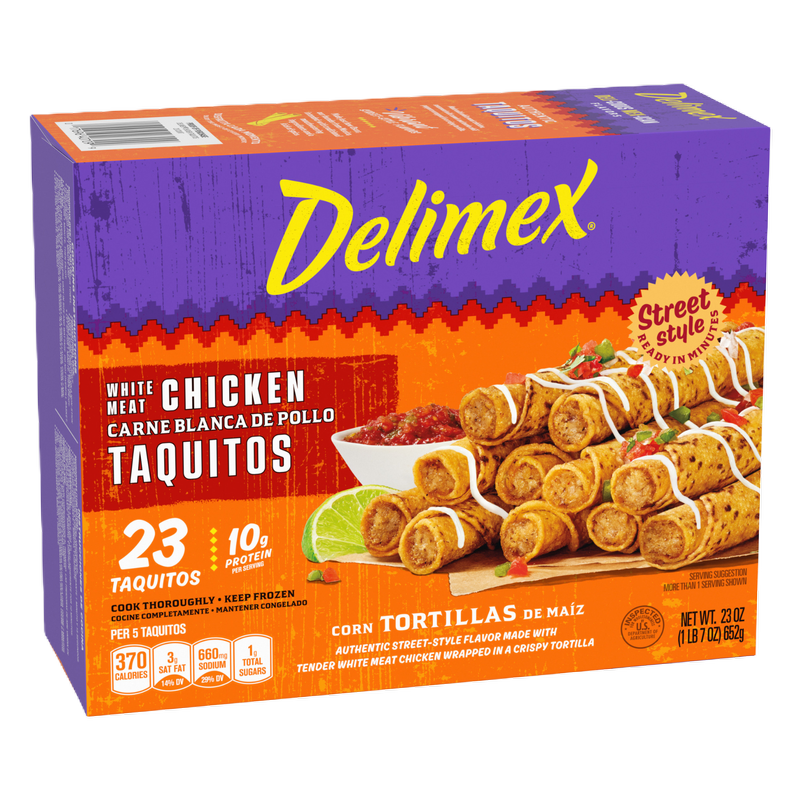Delimex Chicken Taquitos 23ct 23oz
