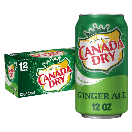 Canada Dry Ginger Ale 12pk 12oz Can
